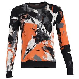 Moleton estampado Dior SS14 em algodão laranja Outro