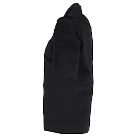 Dior-Dior Zip Front Shirt in Black Cotton-Black