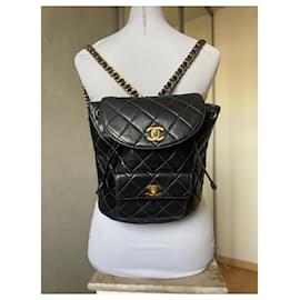 Chanel-Backpacks-Black