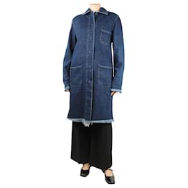 Autre Marque-Blue denim overcoat - size XS-Blue