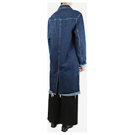 Autre Marque-Blue denim overcoat - size XS-Blue