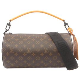 Sac à main Soft Polochon MM Louis Vuitton Marron Orange Monogramme