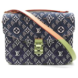Louis Vuitton-Louis Vuitton Pochette Metis MM Shoulder Bag-Navy blue