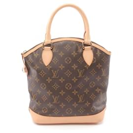 Louis Vuitton-Louis Vuitton Lockit Handbag-Brown,Monogram