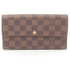 Louis Vuitton-Louis Vuitton Portefeuille Sarah Bi-fold Long Wallet-Brown