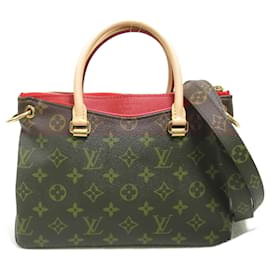 Louis Vuitton-Louis Vuitton Pallas BB Shoulder Bag-Brown,Red,Fuschia
