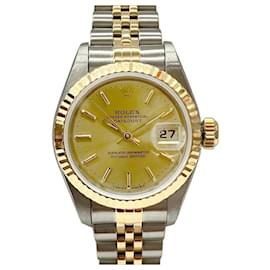 Rolex-Rolex Datejust 69173 K18 Gold Stainless Steel Automatic Watch for Women-Other