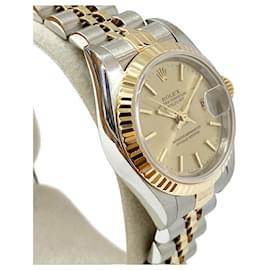 Rolex-Rolex Datejust 69173 K18 Gold Stainless Steel Automatic Watch for Women-Other