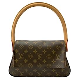 Louis Vuitton-Louis Vuitton Looping Monogram Shoulder Bag-Brown,Monogram