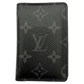 Louis Vuitton-Louis Vuitton Monogram Eclipse Card Case-Black,Monogram