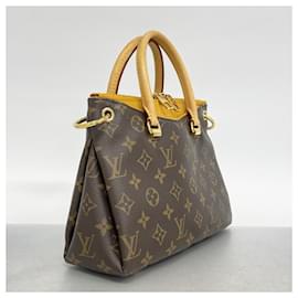 Louis Vuitton-Louis Vuitton Monogram Pallas BB Handbag-Brown,Golden