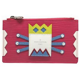Monedero Louis Vuitton Epi M60788 Pochette Cle Tribal Mask Rosa Rosa
