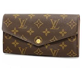Louis Vuitton-Louis Vuitton Long Wallet Monogram Portefeuille Sarah M60531-Brown