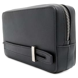 Prada-Prada Saffiano Smartphone Pouch-Black