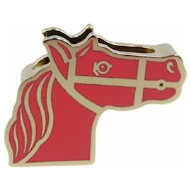 Hermès-Bague Twilly Cadrege d'Hermès-Rose,Doré