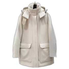 Loro Piana Mantel aus hellbeigem Kaschmir Größe 42 Beige