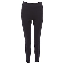 Prada Panelled High Waisted Cropped Minimal Classic Pants Blue Navy blue