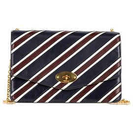 Borsa a tracolla Darley Stripe in pelle multicolore Mulberry Multicolore