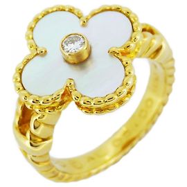Bague en or jaune 18K avec diamants Van Cleef & Arpels Autre