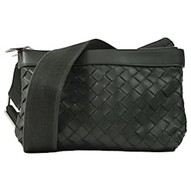 Bottega Veneta-Bottega Veneta Intrecciato Duo Bag-Black