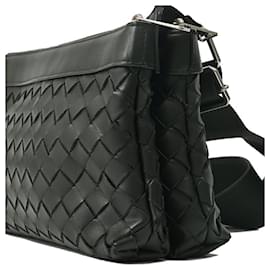 Bottega Veneta-Bottega Veneta Intrecciato Duo Bag-Black