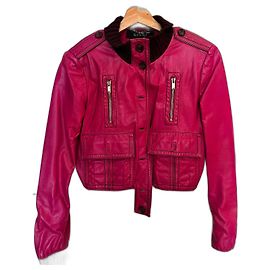 Authentic Gucci Tom Ford Vintage Madonna pink biker jacket do. 2007 Pink