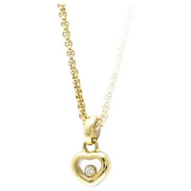 Collar Péndulo Corazón Happy Diamonds de Chopard Dorado