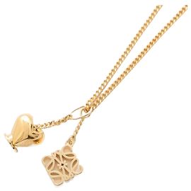 Colar de metal dourado Loewe Dourado