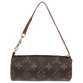 Louis Vuitton-LOUIS VUITTON Monogram Papillon Pouch Vintage LV Auth 93157-Monogram