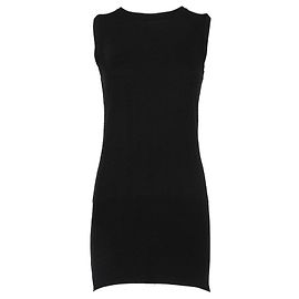 John Richmond Richmond Black Wool Minidress - 2010s Black