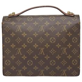 Louis Vuitton-LOUIS VUITTON Monogram Monceau 28 Hand Bag 2way M51185 LV Auth 92314-Monogram