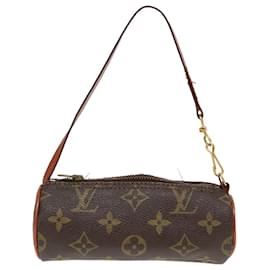 Louis Vuitton-LOUIS VUITTON Monogram Papillon Pouch Vintage LV Auth 93148-Monogram