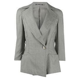 Grau Wolljacke Gianfranco Ferré Grau