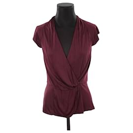 Fendi-Silk blouse-Dark red