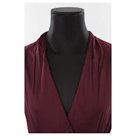 Fendi-Silk blouse-Dark red