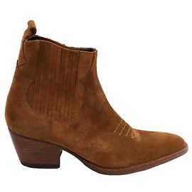 Maje Botas de camurça Marrom