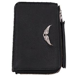 Zadig & Voltaire Leather card holder Black