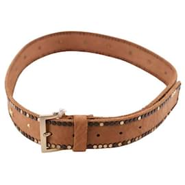 Zadig & Voltaire Suede belt Camel