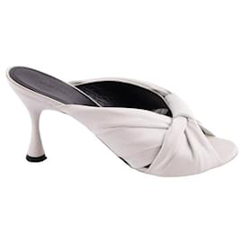 Balenciaga-Leather heels-White