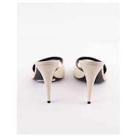 Saint Laurent-Leather heels-White