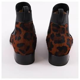 Christian Louboutin-Leather boots-Brown