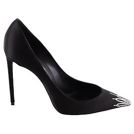 Saint Laurent Leather heels Black