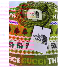 Gucci-Gucci x TNF wool jumper-Multiple colors,Mustard,Dark green,Dark blue