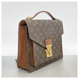 Louis Vuitton-Louis Vuitton Monogram Monceau Handbag-Brown