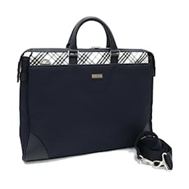 Burberry-Burberry Black Label Men's Briefcase-Black,Navy blue