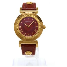 Versace Vanity Medusa Red Dial Women's Quartz Watch Other