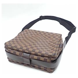 Louis Vuitton-Louis Vuitton Damier Ebene Naviglio Shoulder Bag-Brown