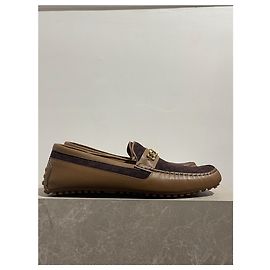 GUCCI Ballerine T.EU 46.5 Pelle Marrone