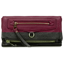 Louis Vuitton-Red Louis Vuitton Monogram Empreinte Petillante Clutch Bag-Red