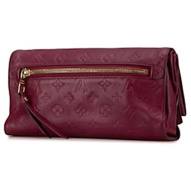 Louis Vuitton-Red Louis Vuitton Monogram Empreinte Petillante Clutch Bag-Red